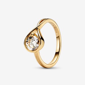 Gold Pandora Brilliance 1.00 ct tw Diamond Rings | 019-IANSOT