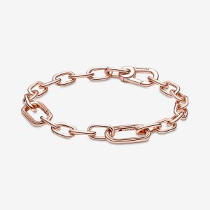 Rose Gold Plated Pandora ME Link Link Bracelets | 831-QHTMDW