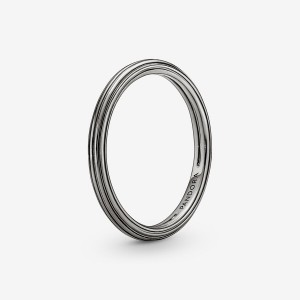 Ruthenium Plated Pandora ME Stackable Rings | 460-PVAOWQ