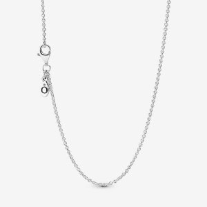 Sterling Silver Pandora Classic Cable Chain Necklaces | 851-VUIQOB