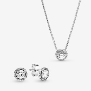 Sterling Silver Pandora Sparkling Freehand Heart Pendant Necklace Pendant Necklaces | 672-YQAPEB