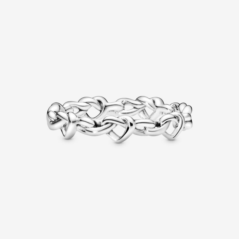 Romantic Jewelry Pandora Knotteds Band Rings | 672-NXFLWS