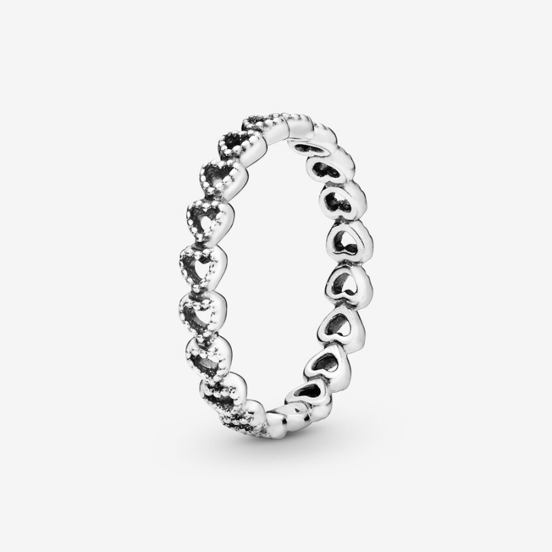 Sterling Silver Pandora Band ofs Band Rings | 480-GEVANS