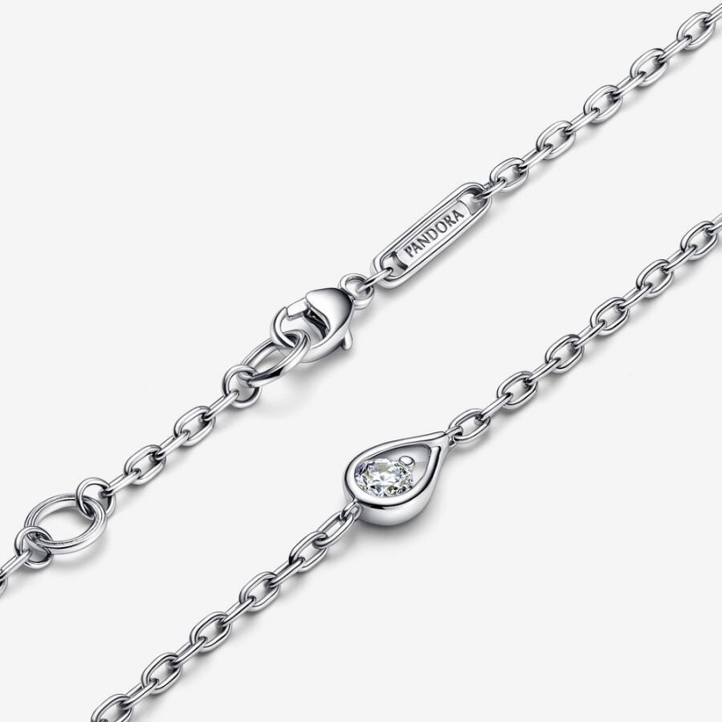 Sterling Silver Pandora Brilliance 0.15 ct tw Diamond Bracelets | 814-SUEJDP