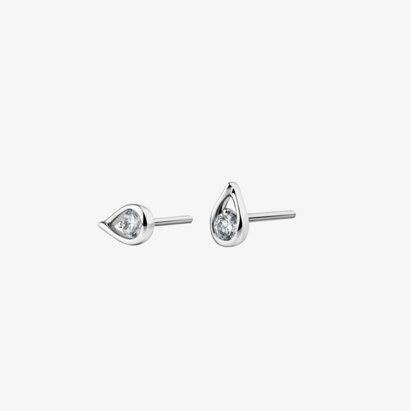 Sterling Silver Pandora Brilliance 0.20 ct tw Diamonds Earrings | 923-FYLECU