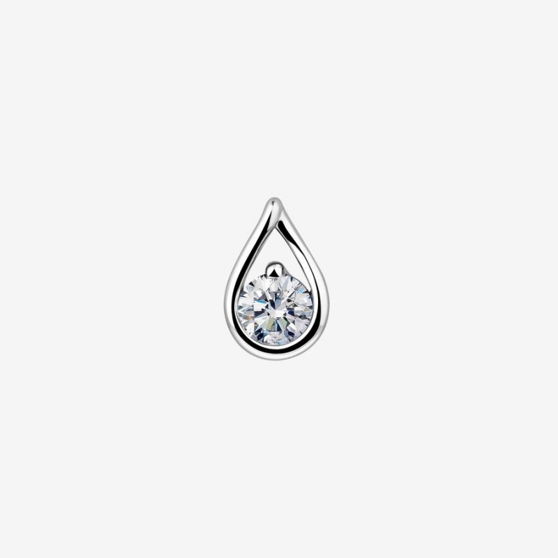 Sterling Silver Pandora Brilliance 0.50 ct tw Diamonds Earrings | 021-CMQKFL