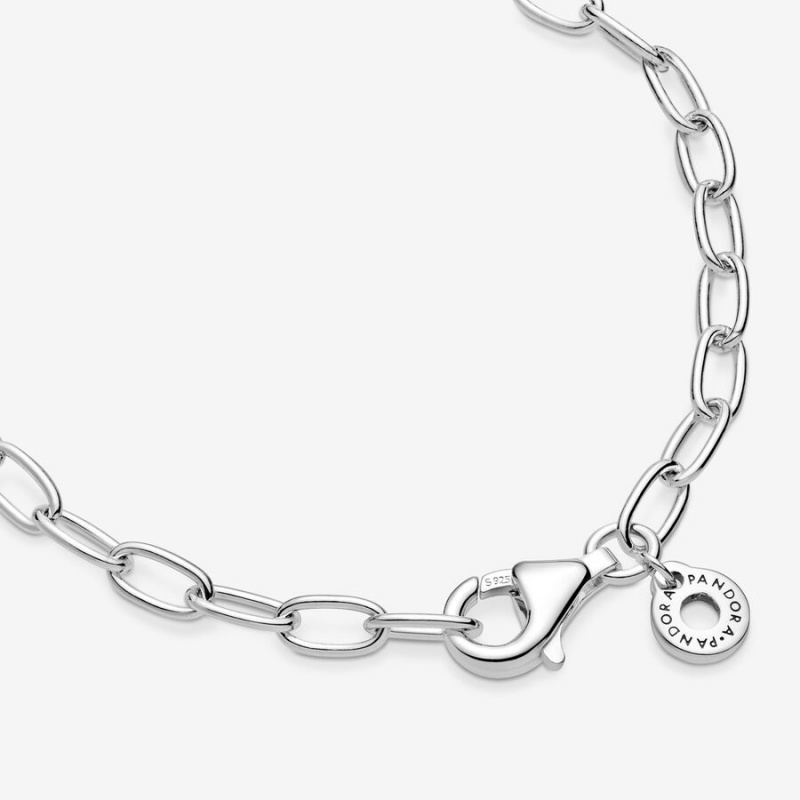 Sterling Silver Pandora Link Chain Necklaces | 972-ZBDQUW