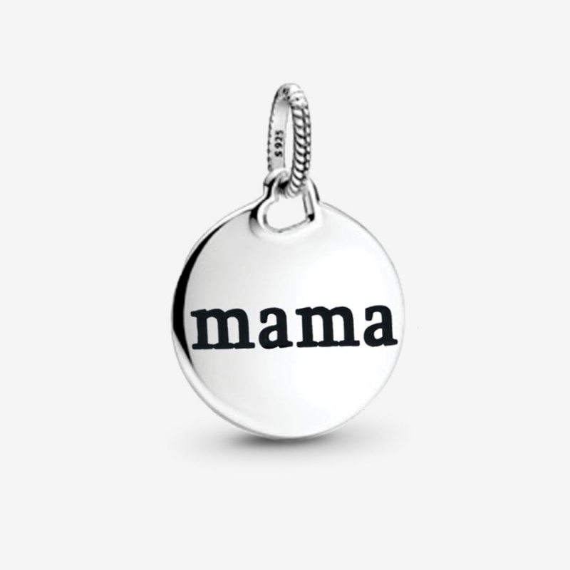 Sterling Silver Pandora Mama Love Pendants | 478-JDMTOK