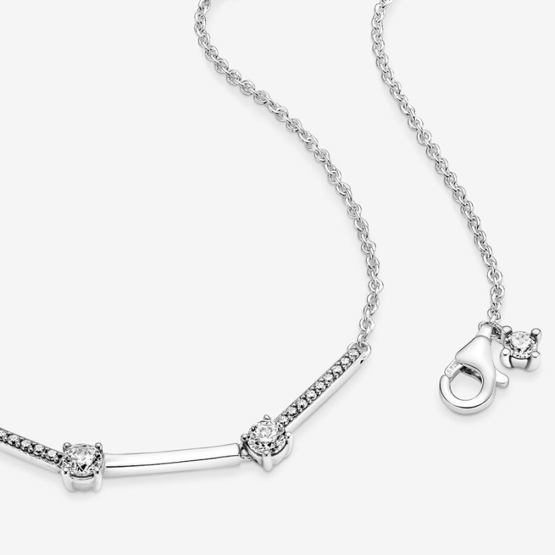 Sterling Silver Pandora Necklace & Earring Sets | 709-MLRGEN
