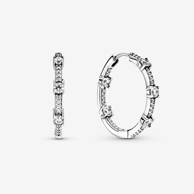 Sterling Silver Pandora Necklace & Earring Sets | 709-MLRGEN