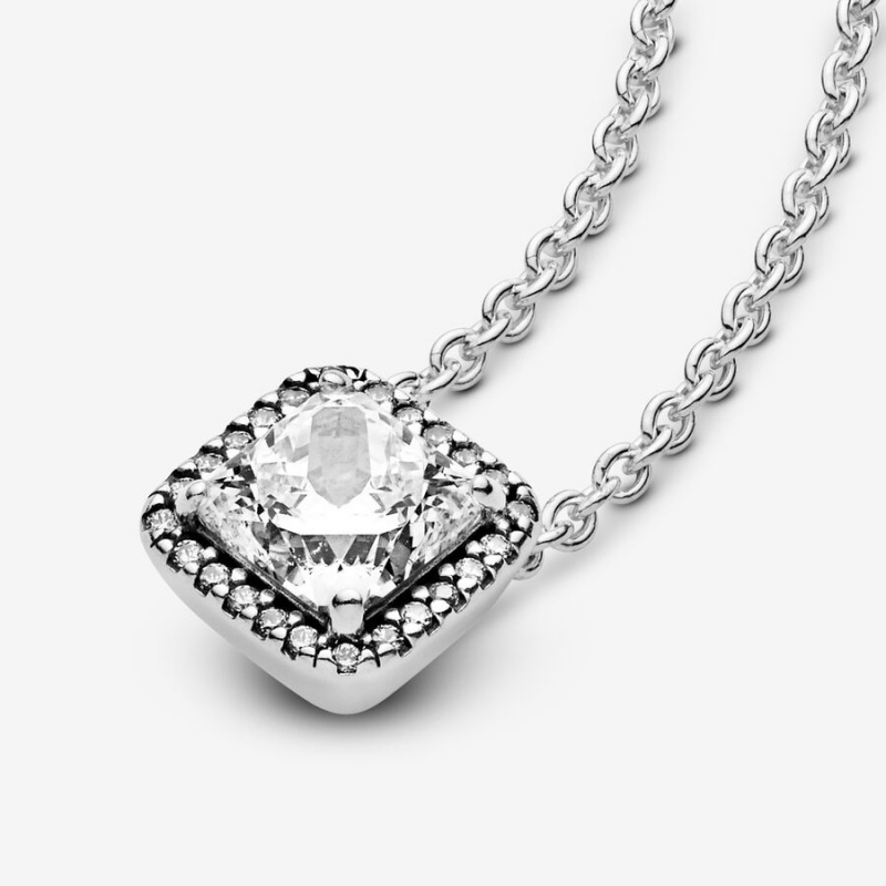 Sterling Silver Pandora Necklace & Earring Sets | 019-XJHILZ