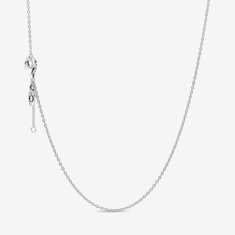 Sterling Silver Pandora Two-tone Circles Pendant & Necklace Pendant Necklaces | 049-QYFVNU