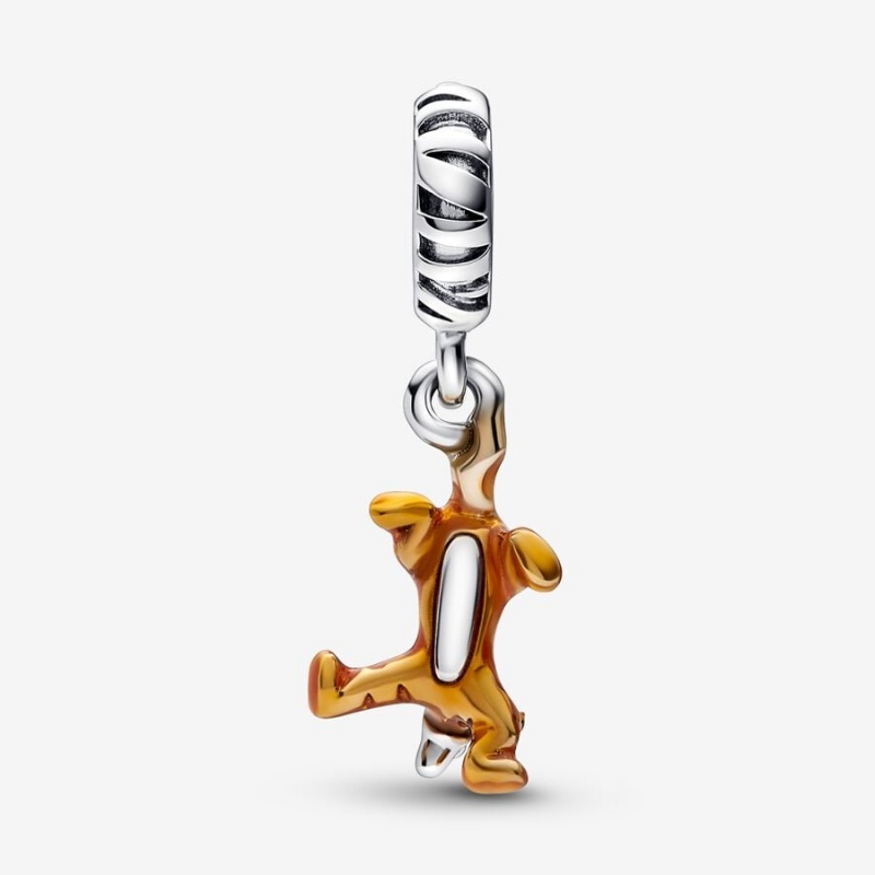 Sterling Silver Pandora Winnie the Pooh Tigger Dangle Dangle Charms | 340-MNECWH
