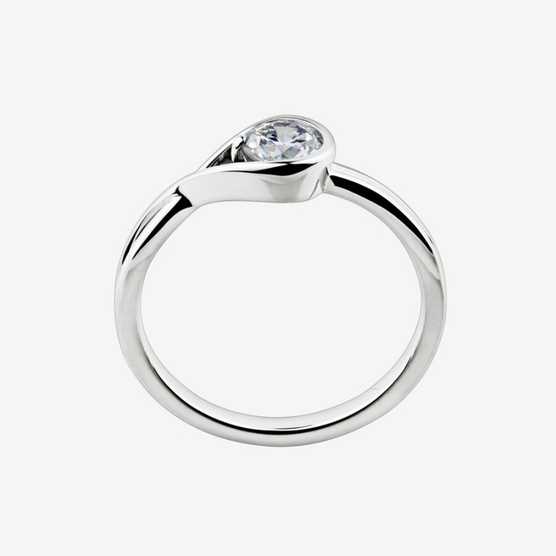 White Gold Pandora Brilliance 0.50 ct tw Lab-Created Diamond Rings | 510-IVPWLM